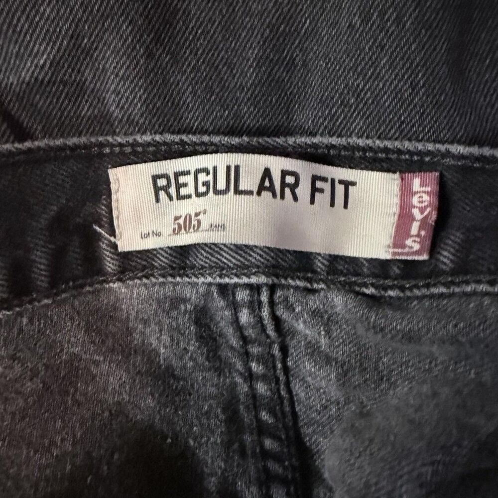 Levi-s Men's 505 Navy Jeans 33x32 - Picture 4 of 5